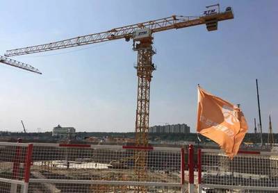 中天機(jī)械ZTT7527塔機(jī)服務(wù)于北京城市副中心建設(shè)